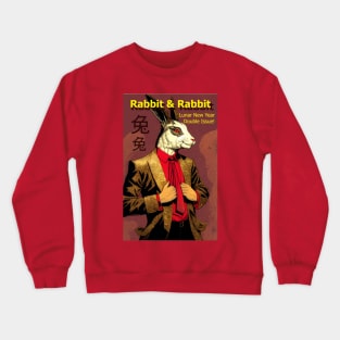 Year of the Rabbit Fake Comic Crewneck Sweatshirt